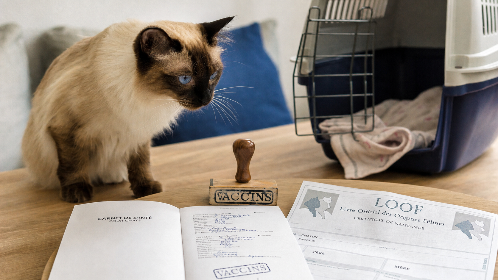Chat balinais prix, carnet santé vaccins et pedigree LOOF