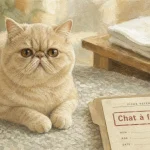 Chat tete plate brachycéphale, risques de santé et soins vétérinaires