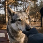 Chien-loup tchécoslovaque, loup tchécoslovaque, photo documentaire.