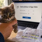 Convertisseur âge chat : 1 an = 15 ans humains