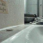 Mille pattes dans la maison : signe d’humidité près de la douche