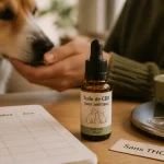 CBD pour chiens sans THC : huile et dosage au poids, chien calme