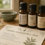 Huiles essentielles chat : diffusion courte et dilution 5 %