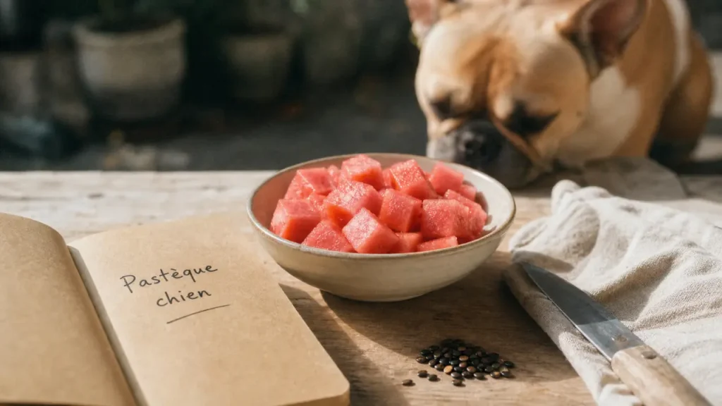 Peut on donner de la pasteque a un chien : chair sans pépins