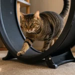Roue d exercice pour chat stable et silencieuse en intérieur