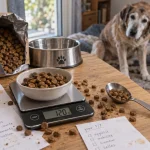 Croquettes arthrose chien : poids et EPA