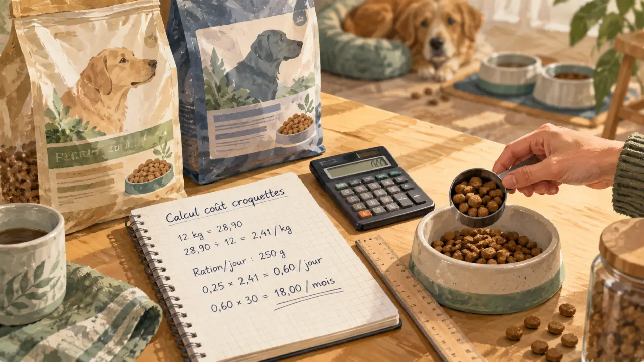 Croquettes proplan chien, ration selon âge et poids